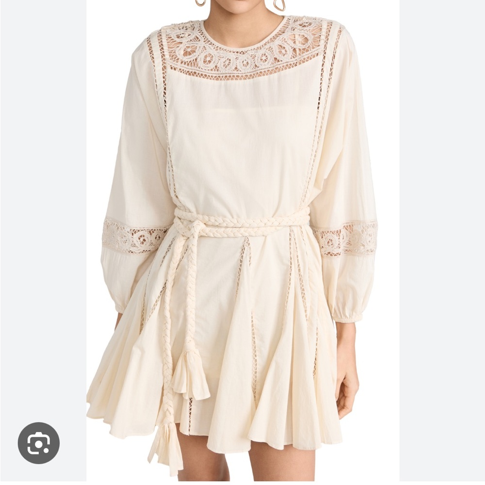 NWT RHODE Ella Crotchet Dress WHITE Sz XS